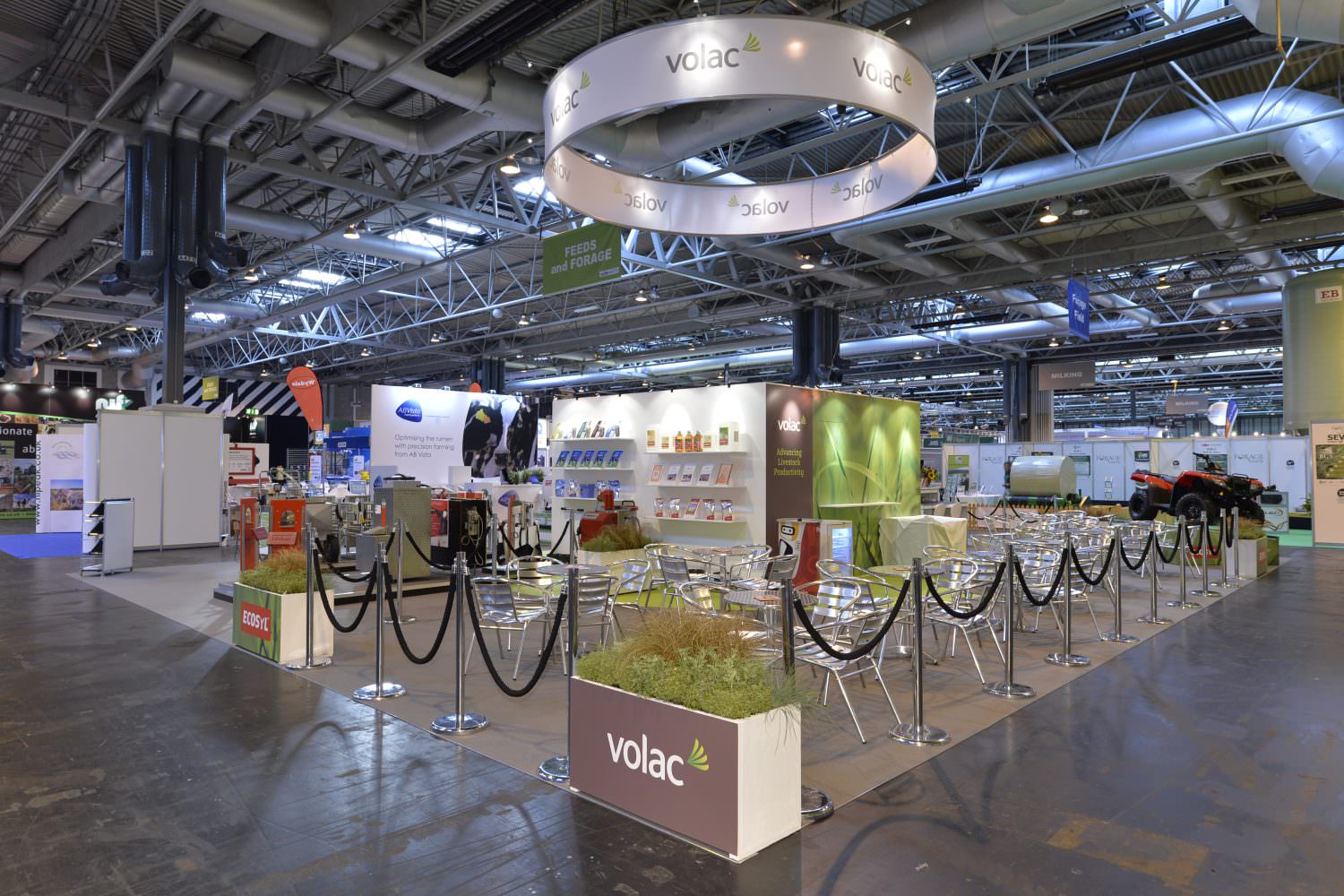 Exhibition stand design for Volac