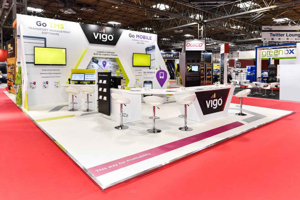 Exhibition stand design for Vigo