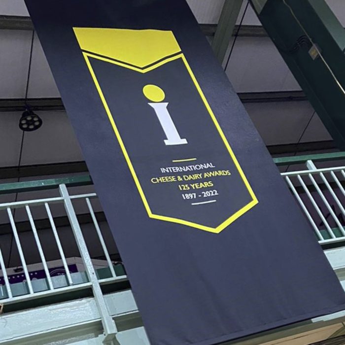 International Cheese & Dairy Awards sign