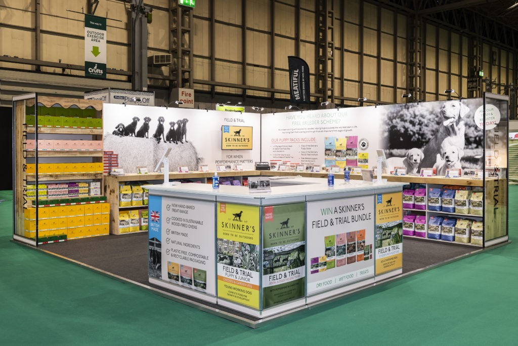 Exhibition stand design for Skinner's