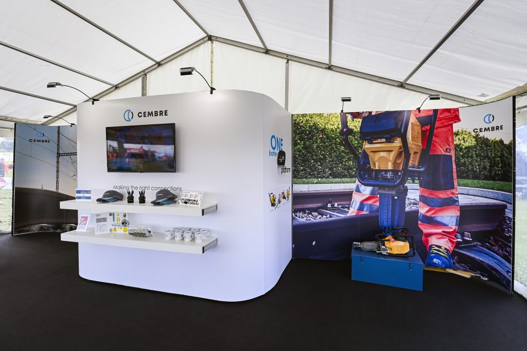 Exhibition stand design for Cembre