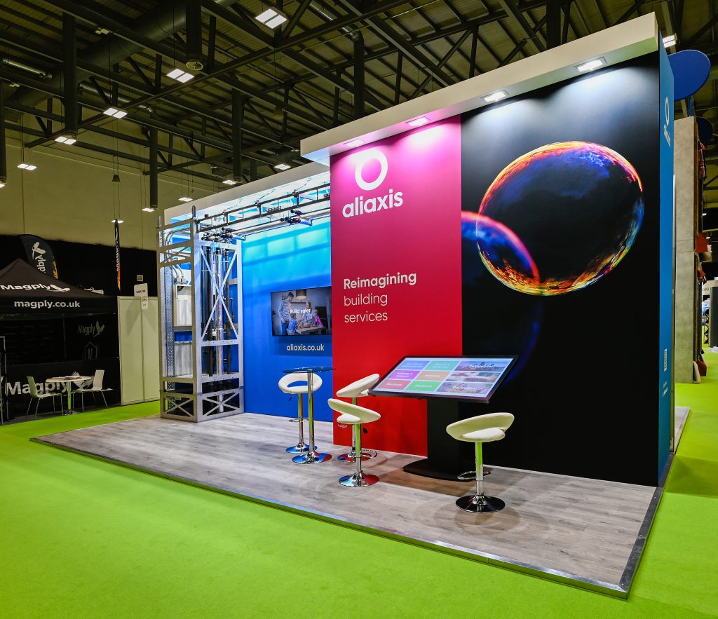 Exhibition stand design for Aliaxis