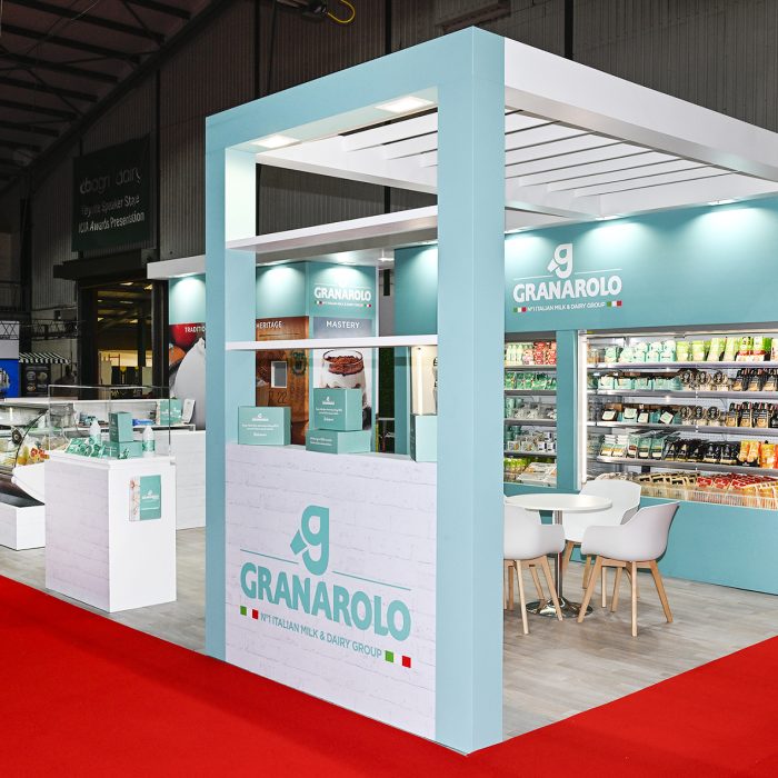 Exhibition stand design for Granarolo