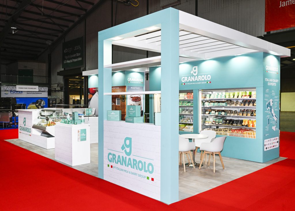 Exhibition stand design for Granarolo