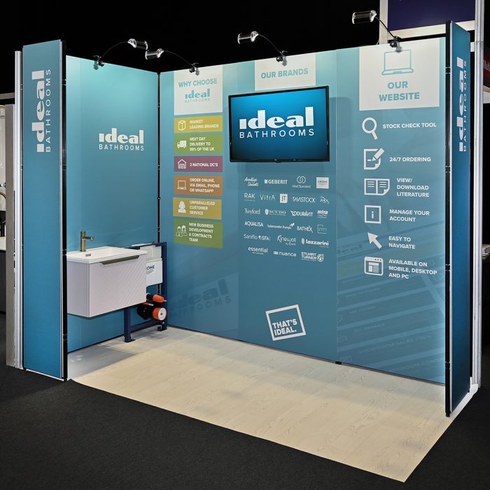 Exhibition stand design for Ideal Bathrooms