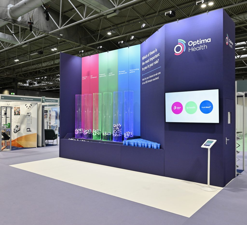 Exhibition stand design for Optima Health