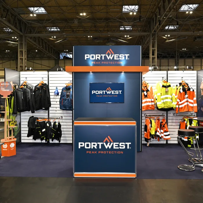 Exhibition stand design for Portwest