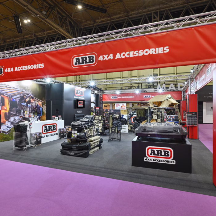 Exhibition stand for ARB