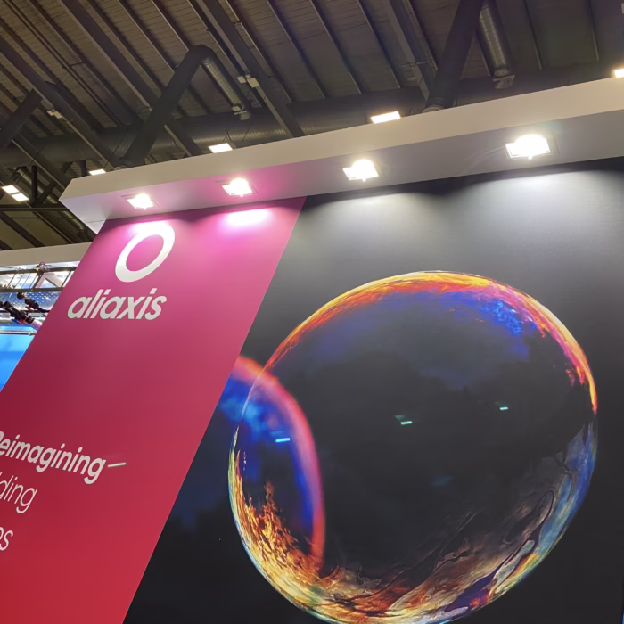 Exhibition stand for Aliaxis