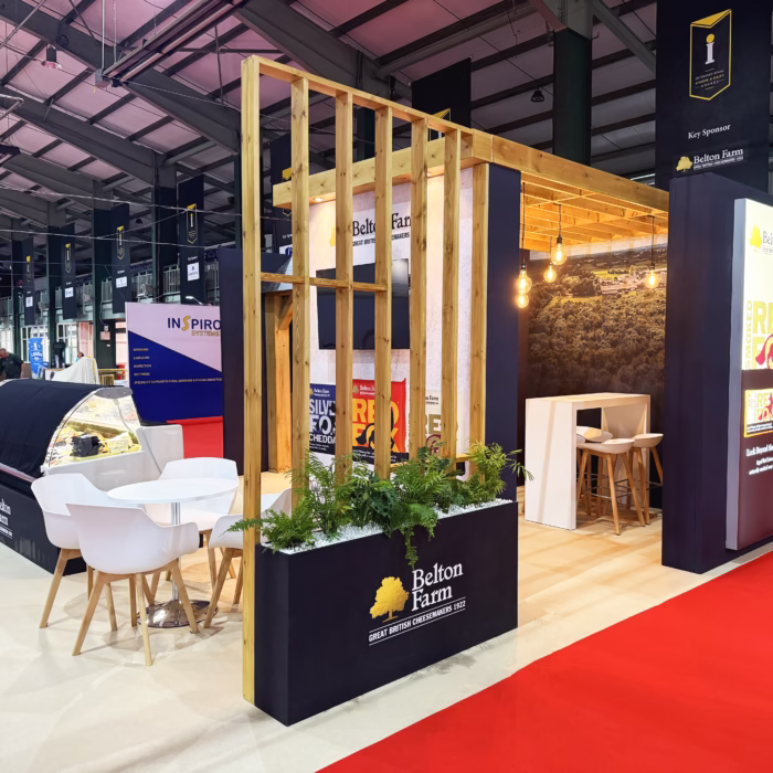 Exhibition stand for Belton Farm