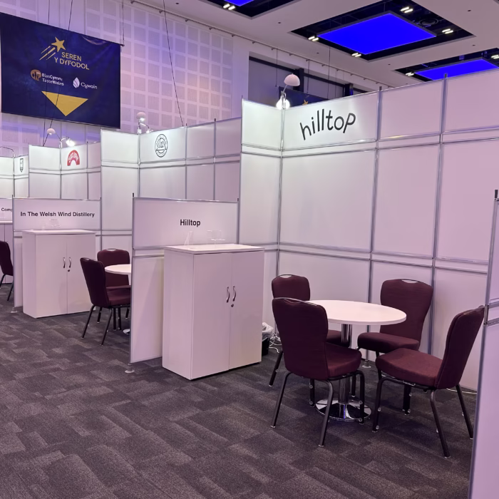 Shell scheme exhibition stand design